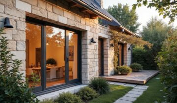 Fenêtres et portes d'une maison dans le Val d'Oise