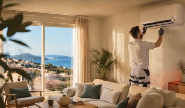 Pose d'une climatisation